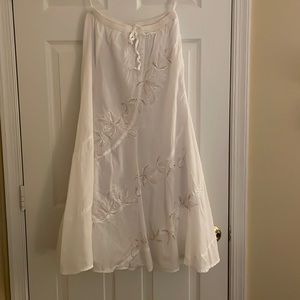 Maxi cotton skirt